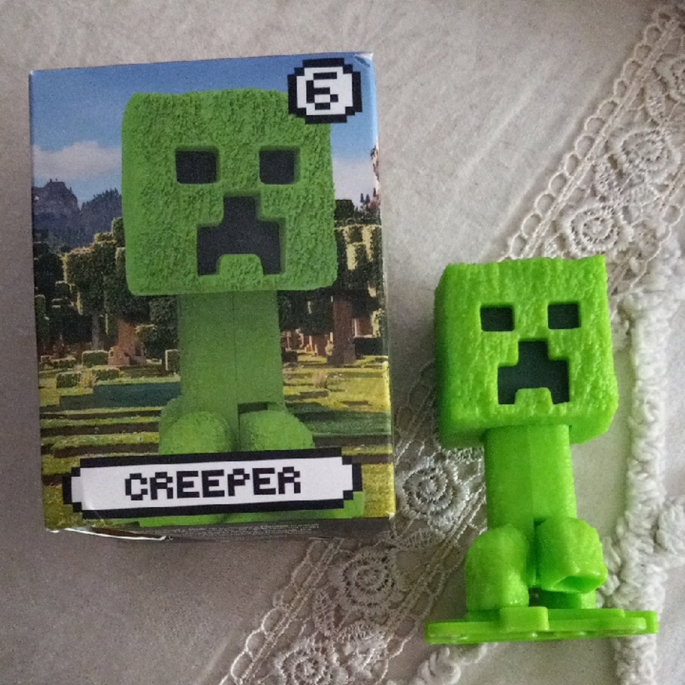 McDonalds A Minecraft Movie Creeper Number 6 Collectible Figure